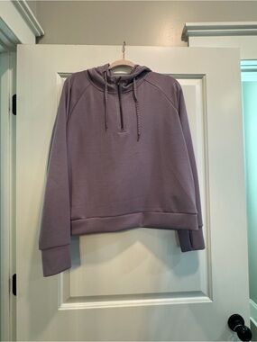 Women's Lavender Hooded Pullover Sweatshirt